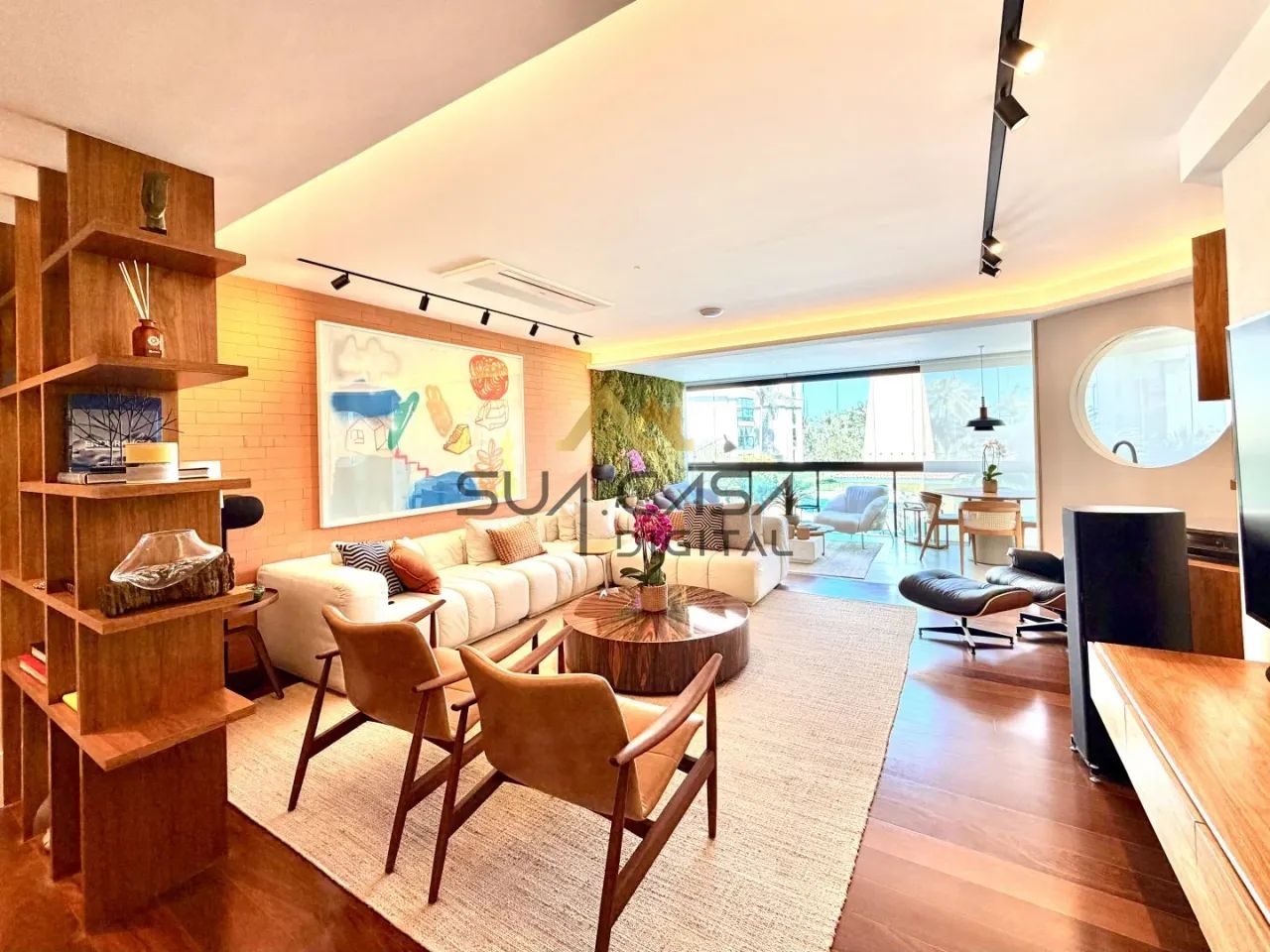 Barra da Tijuca | Oceanfront | Apartamento reformado e decorado 4 quartos, sendo 3 suítes 