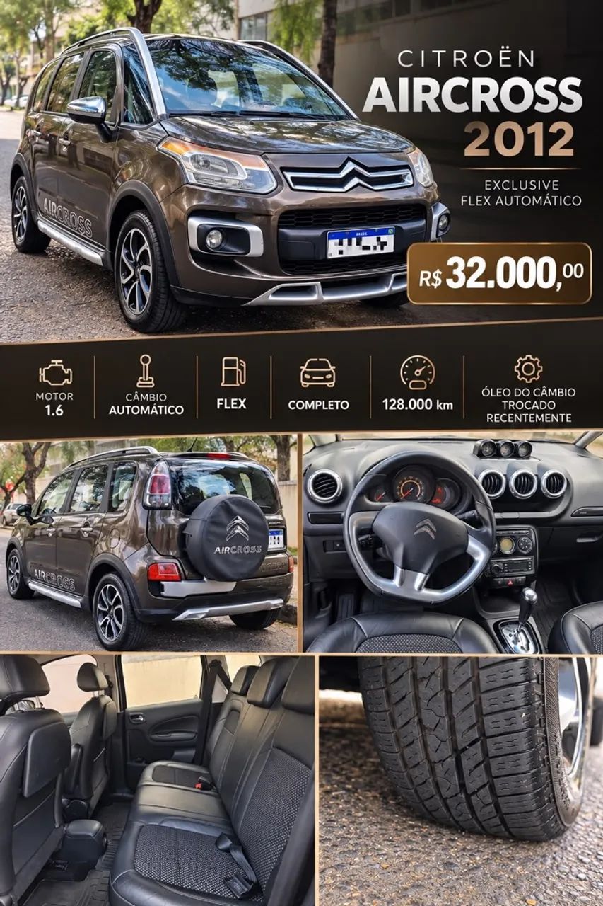 Citroën Aircross AIRCROSS Exclusive 1.6 Flex 16V 5p Aut. 2012