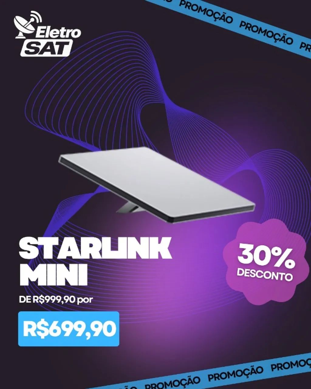 PROMOÇÃO STARLINK MINI