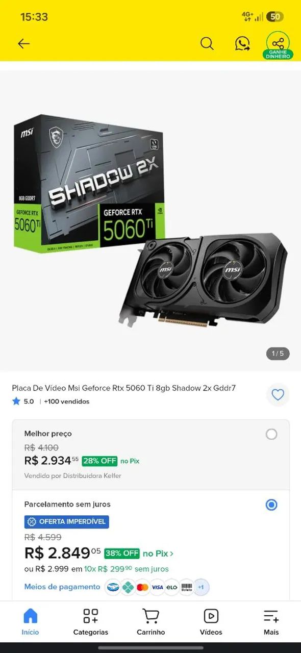 RTX 5060TI  - Foto 3
