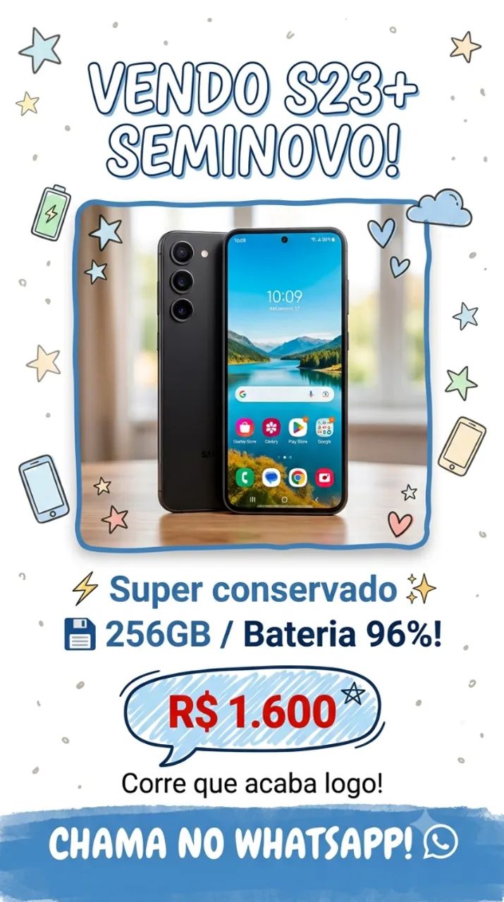 SAMSUNG S23+ SEMINOVO