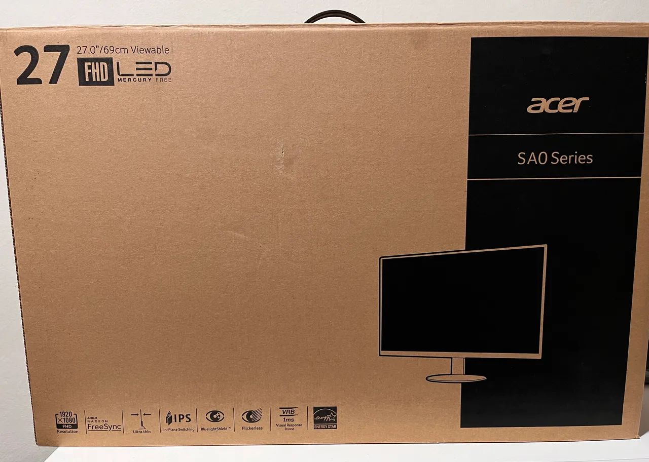 Monitor acer 27" Modelo SA270