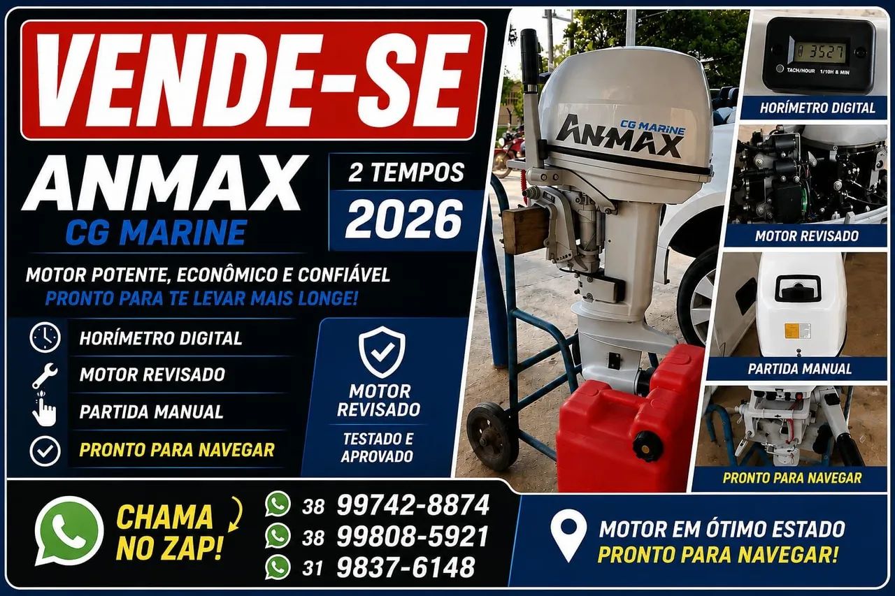 Motor de popa 30hp 