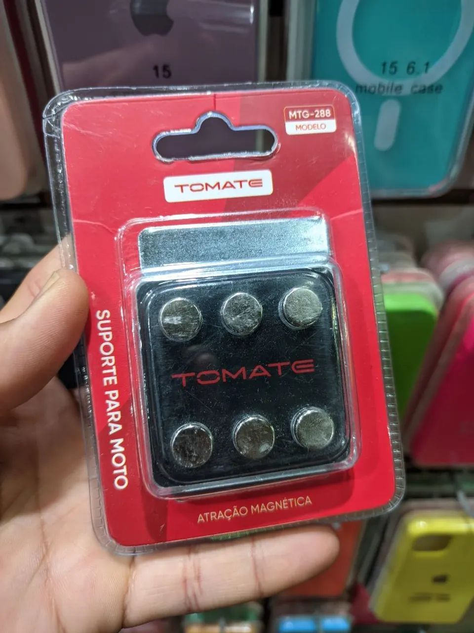 Suporte de imã TOMATE / com 6 imãs SUPER FORTE E RESISTENTE ? - Foto 2