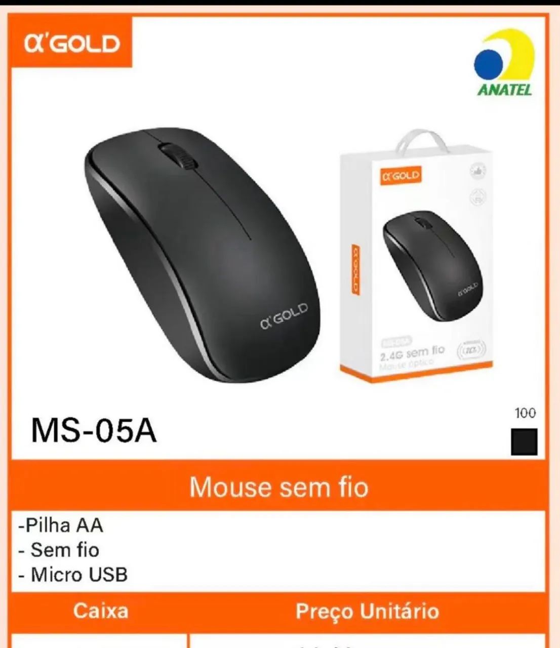 Mouse com e sem fio  - Foto 3