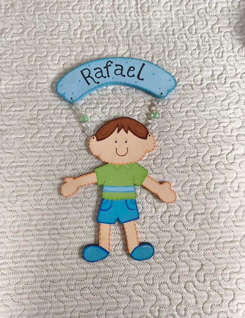 Enfeite de porta infantil 