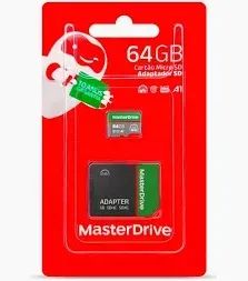 Cartão de memória 64gb MasterDrive