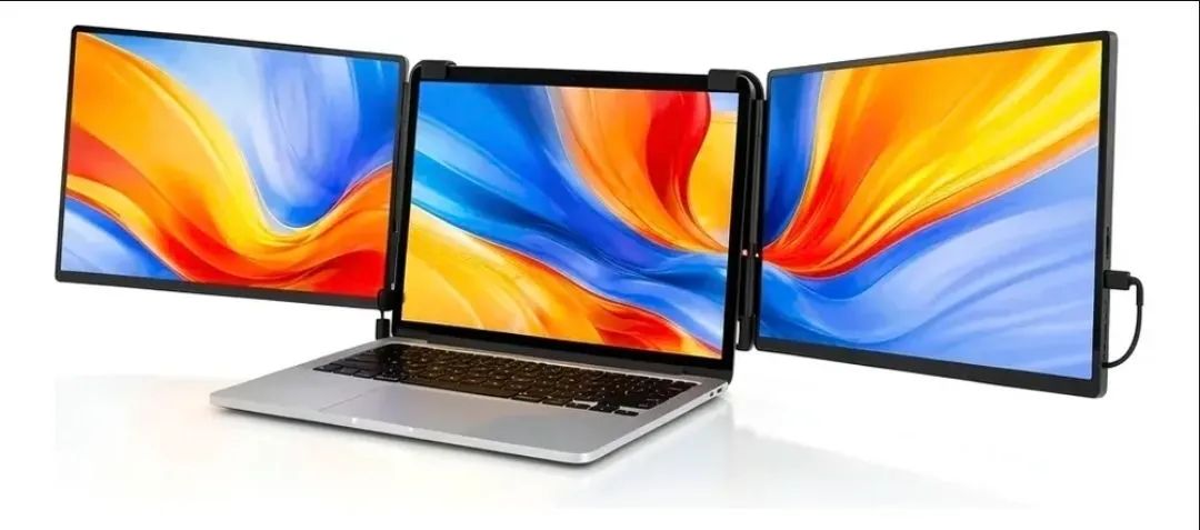 Monitor Extensor Triplo 15.6'' Portátil Para Notebook 16:9 - Foto 3