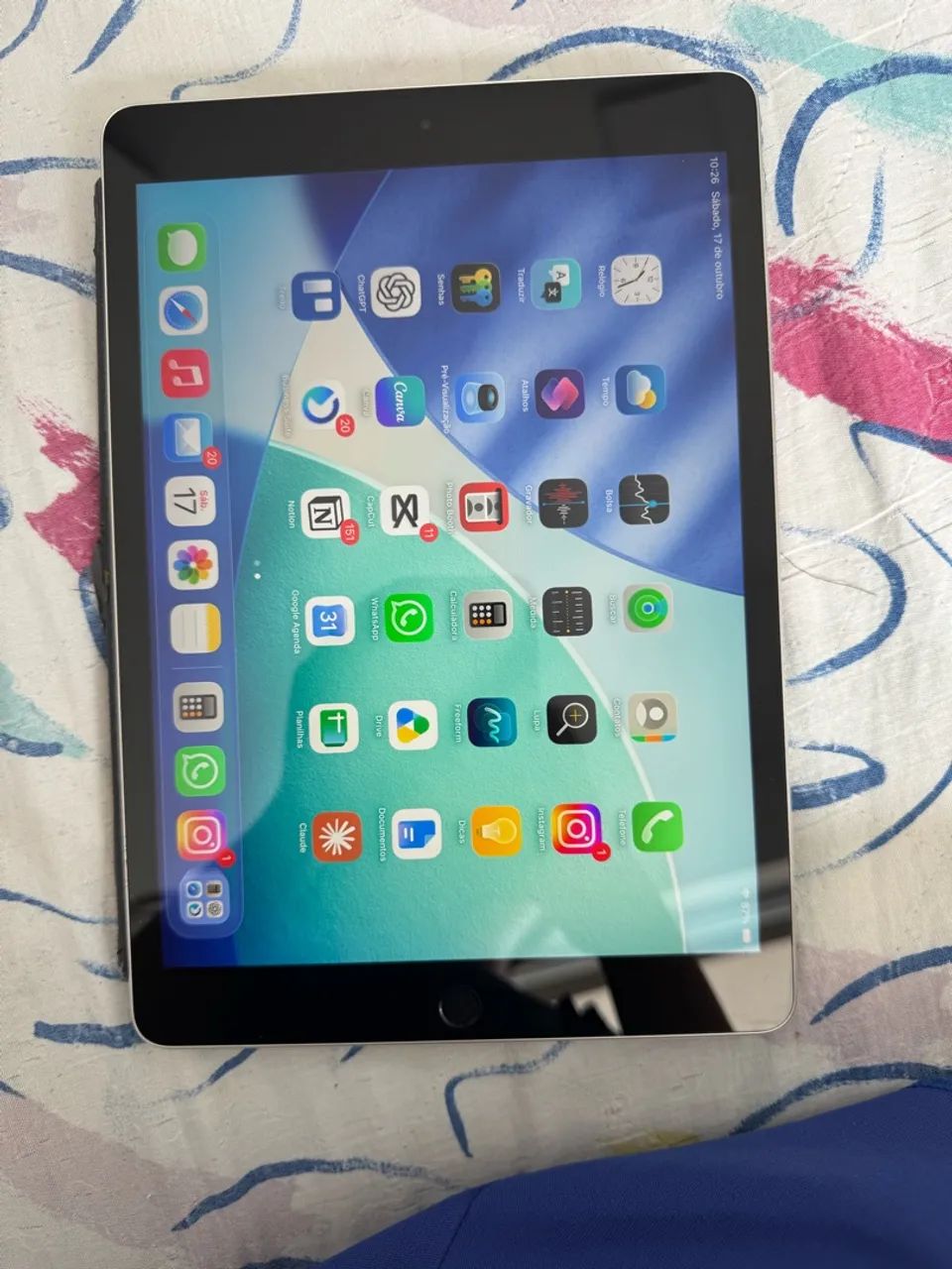 iPad 9ª geração, capa e caneta