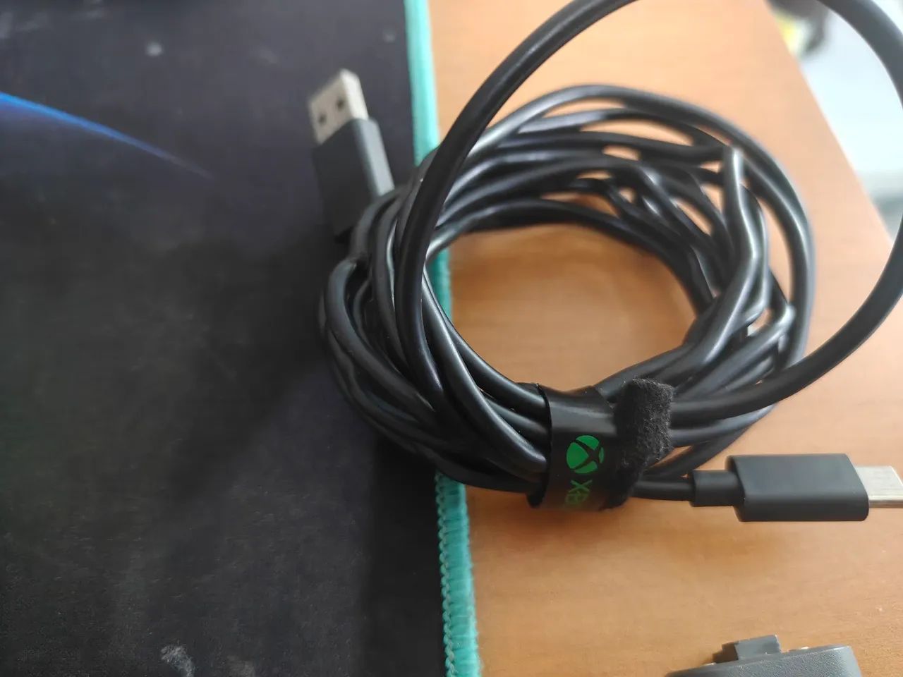 ?Controle de Xbox Original Verde com Cabo e Bateria  - Foto 3