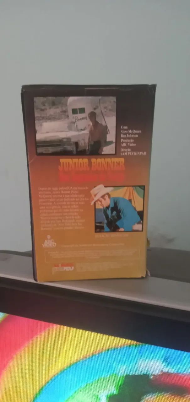 Junior Bonner Dez segundos de perigo Vhs original (Raro) - Foto 3