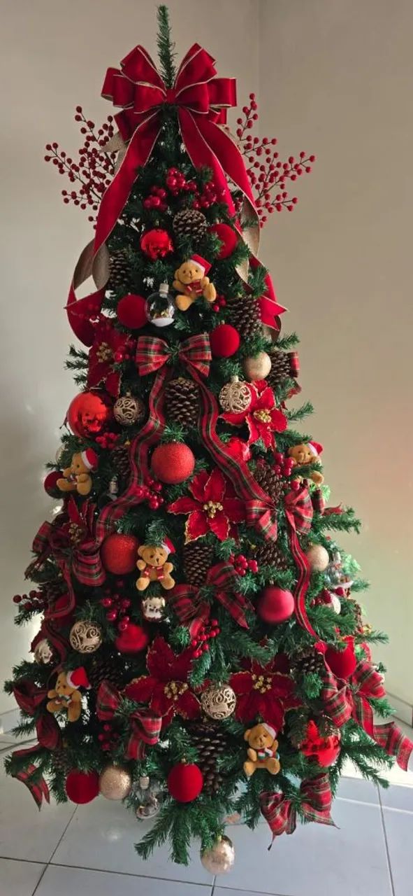 Árvore de Natal Completa com todos os enfeites - Foto 5