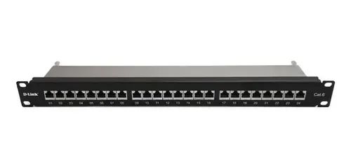 Patch Panel 24 Portas CAT 6 D-Link