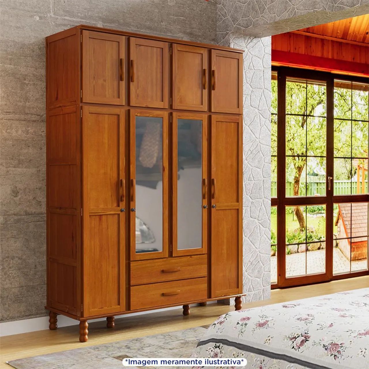 Guarda roupa novo de madeira,alto padrão 