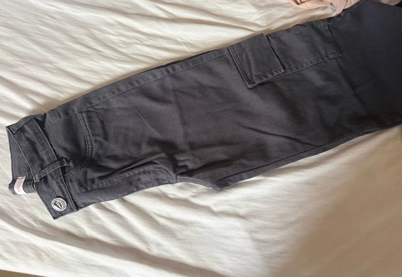 Calça cargo cinza 34 - Foto 2