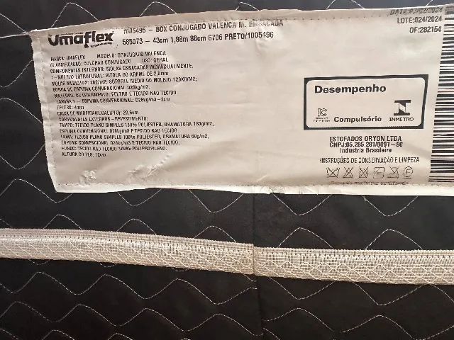 Cama solteiro box conjugado - Umaflex Valenca - Foto 3