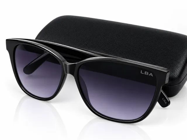 Óculos De Sol Feminino LBA Black Original  - Foto 4