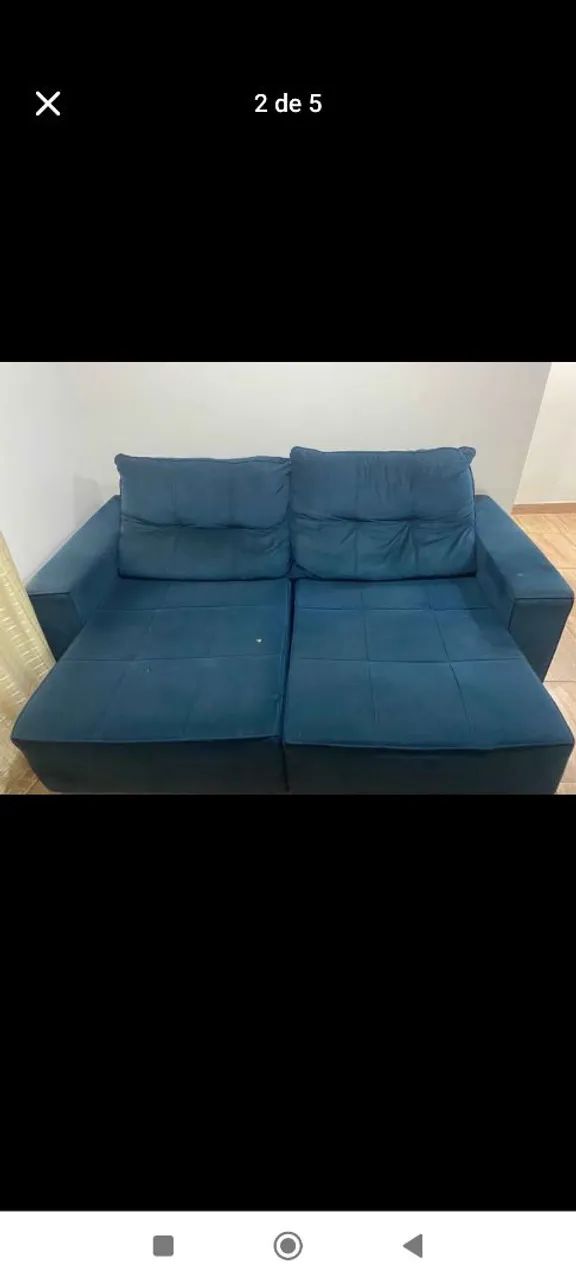 Sofa retrátil semi novo  2,50 de largura  - Foto 3