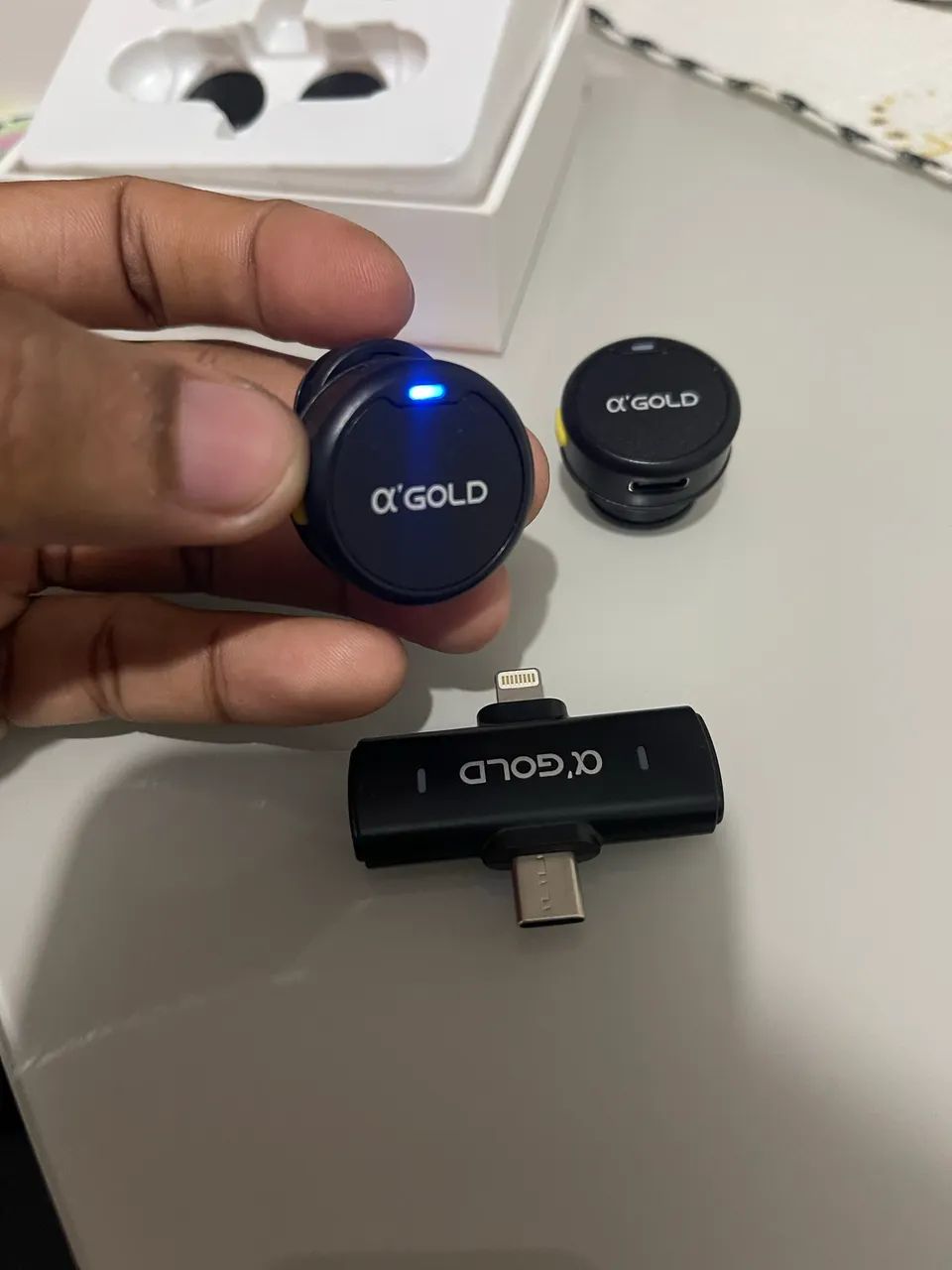 Microfone de lapela profissional novo  - Foto 4