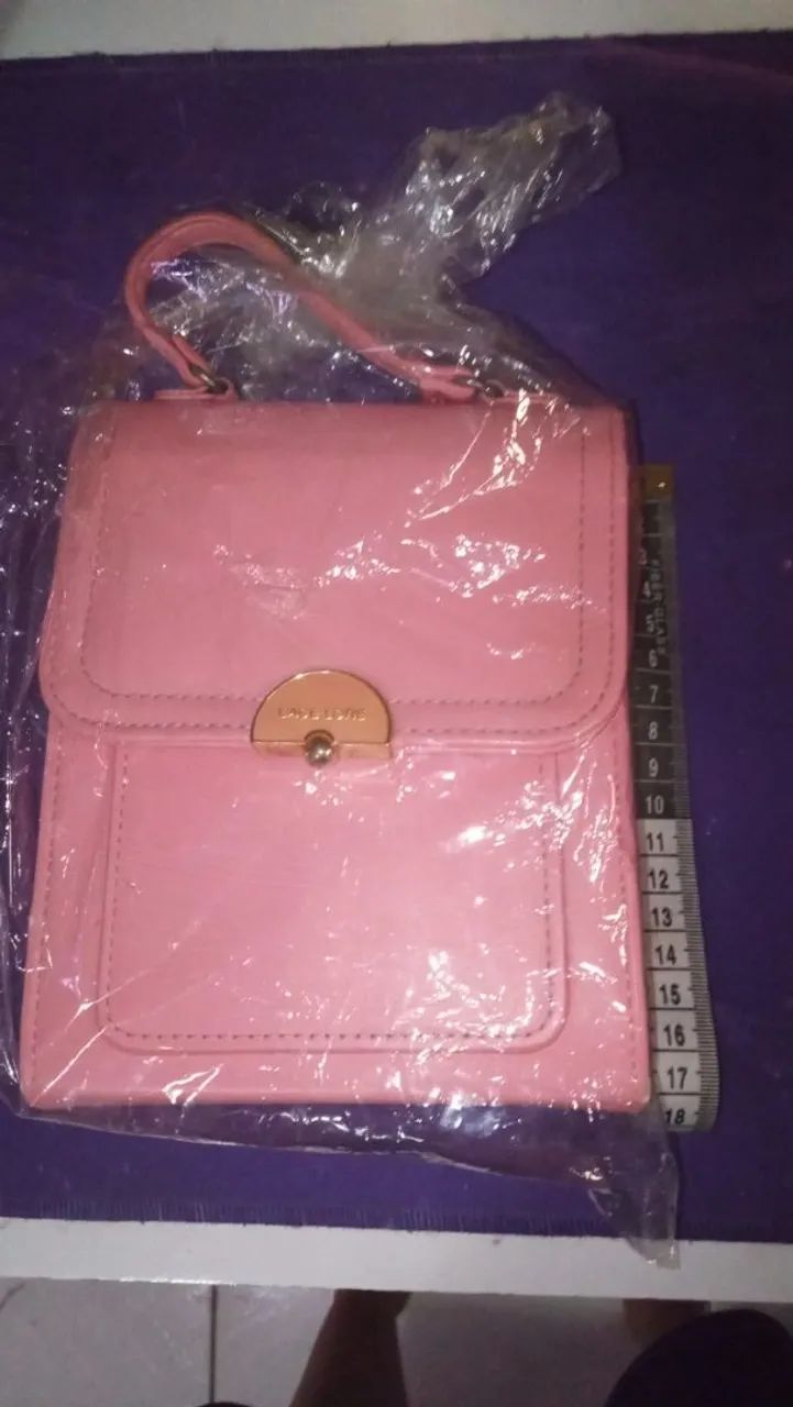 Bolsa de mão com carteira - Queima de estoque  - Foto 4