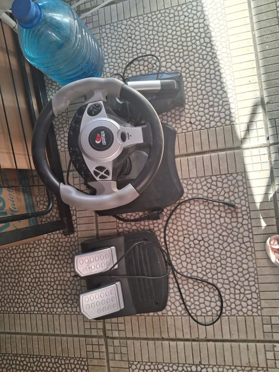 Kit de videogame está funcionando 
