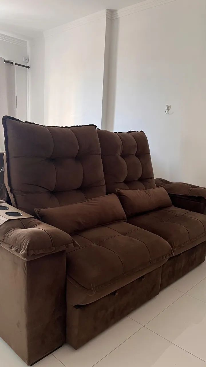 Sofá retrátil e reclinável  - Foto 4