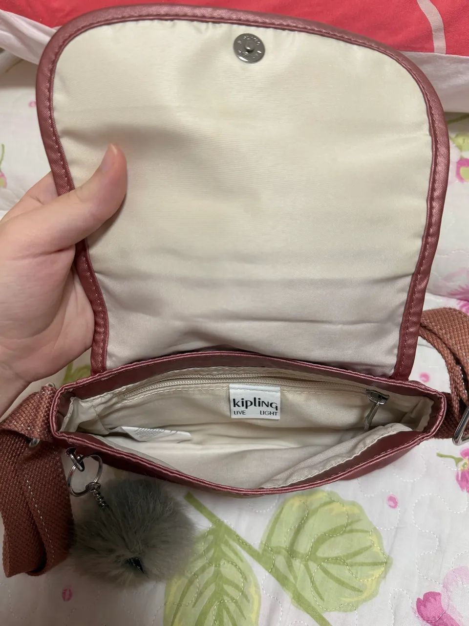 Bolsa Kipling Sabian Metallic Maple - Foto 3