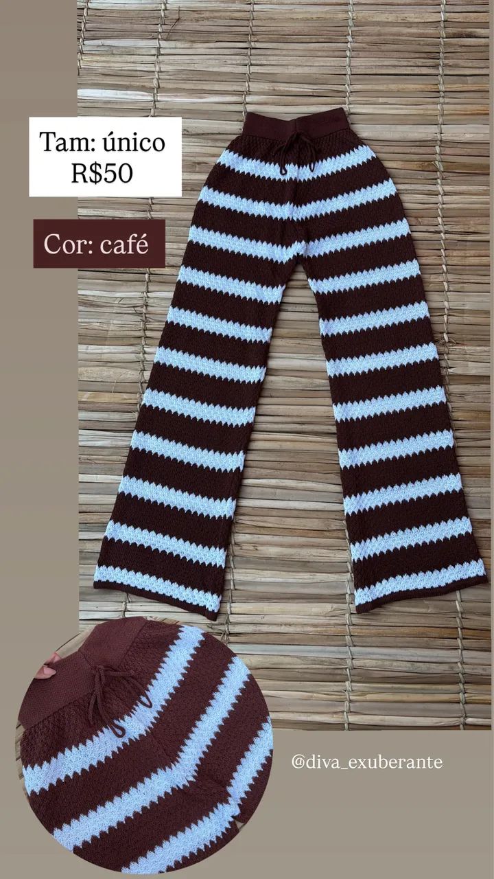 Calça de tricô  - Foto 2