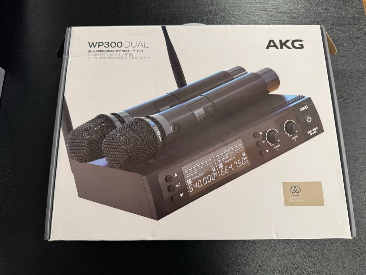 Microfone sem fio duplo AKG WP300 DUAL - Foto 4