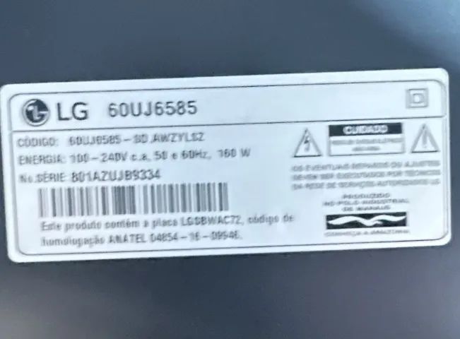 TV LG 60 polegadas 4K mod 60uj6585 - Foto 2