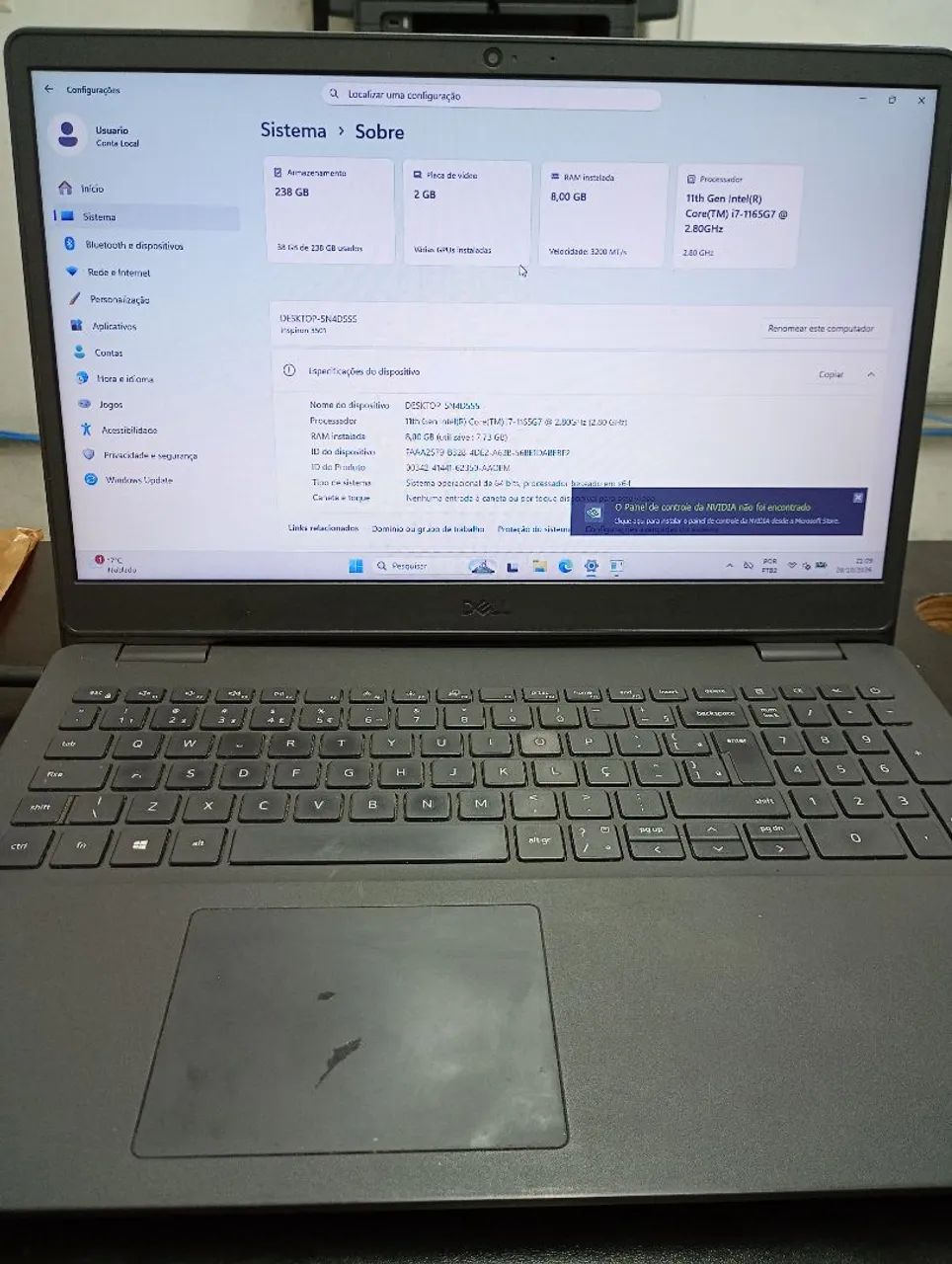 Notebook Dell Inspiron