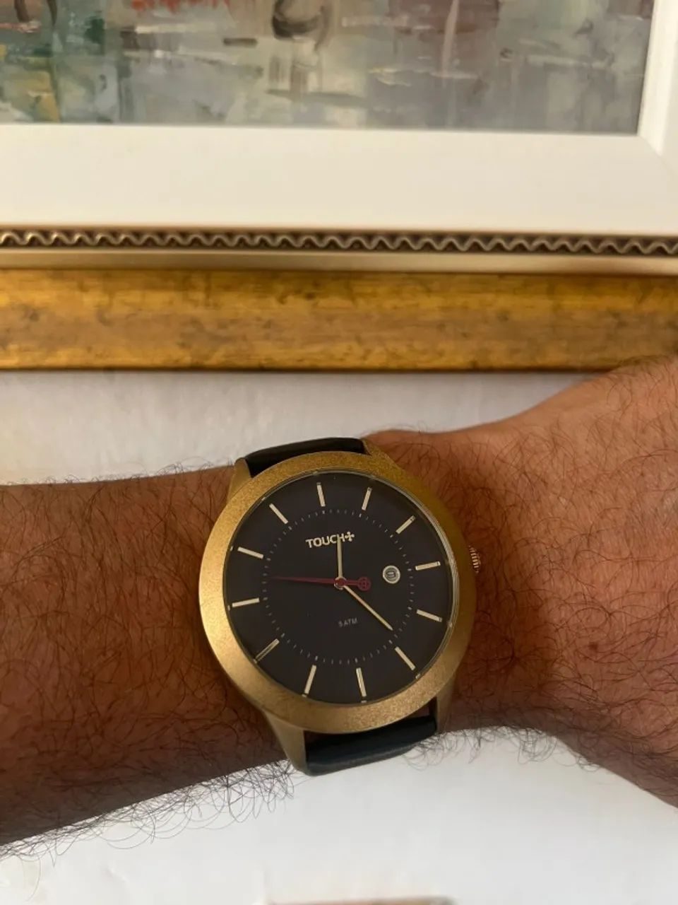 Relógio com caixa em Bronze da Marca Touch - Foto 2