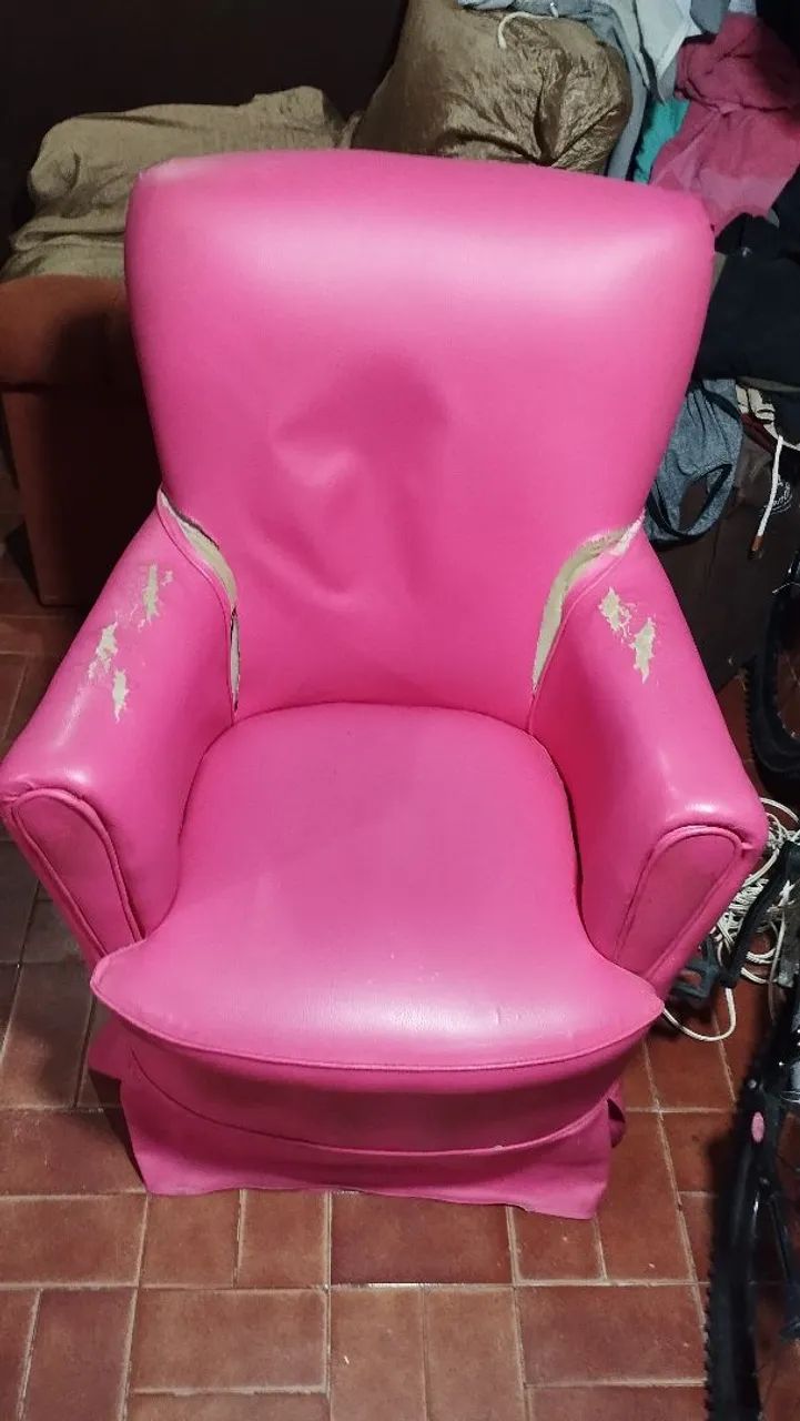 Poltrona rosa 