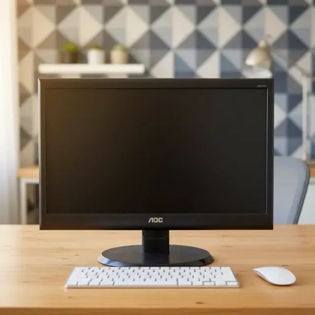 Monitor Aoc Lcd E950sw 18,5 110v/220v - Foto 4