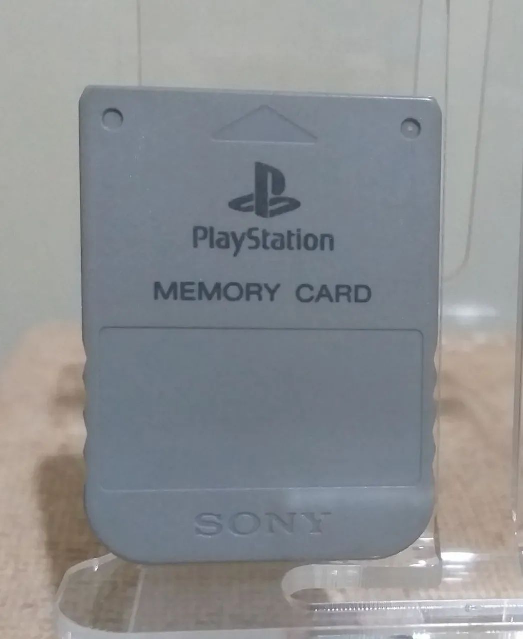 Memory card ps1 original cinza