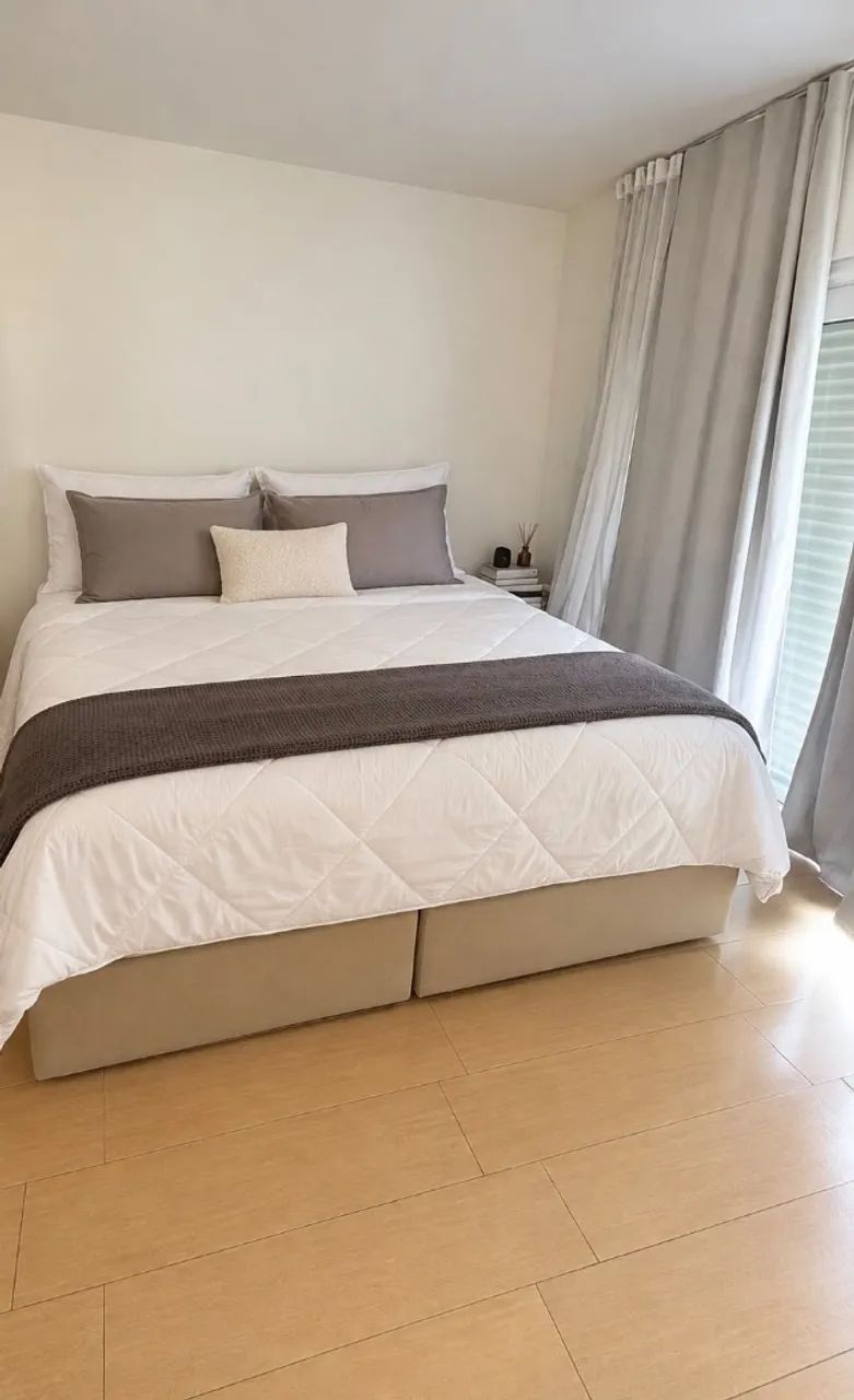CAMA KING C COLCHÃO ORTOBOM 