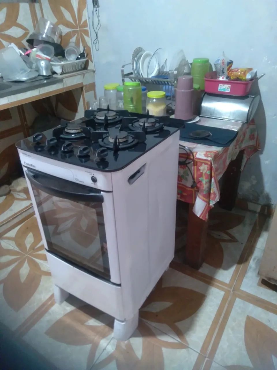 Fogão mesa de vidro 4 bocas 