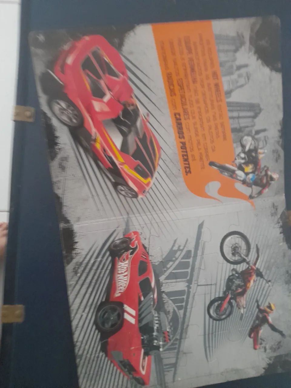 Livro quebra cabeça hot wheels - Foto 5