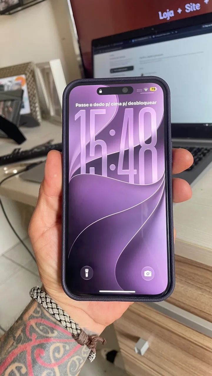 iPhone 14 Pro Max 256gb Roxo - 100% original e funcionando  - Foto 3