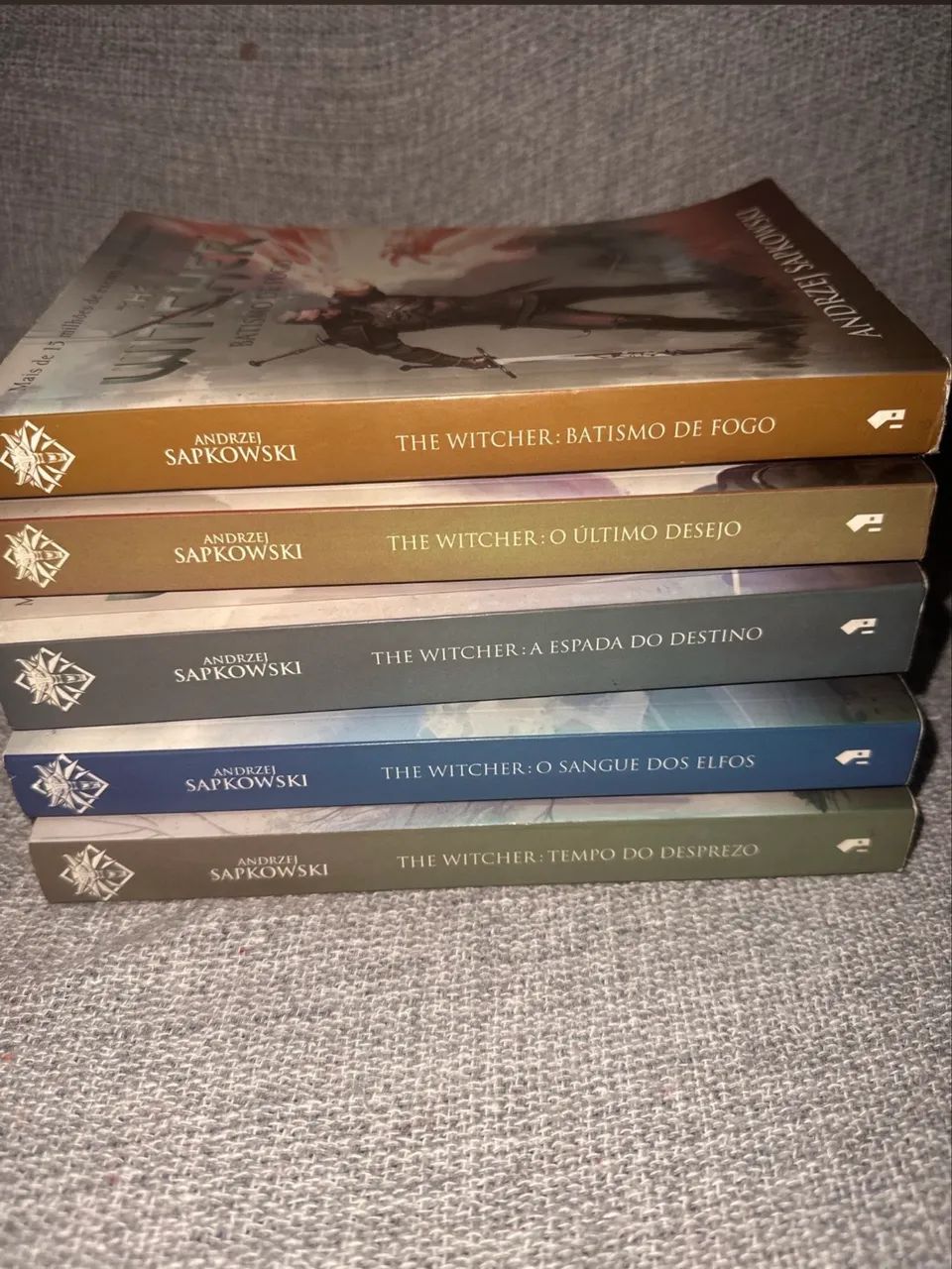 5 livros the witcher