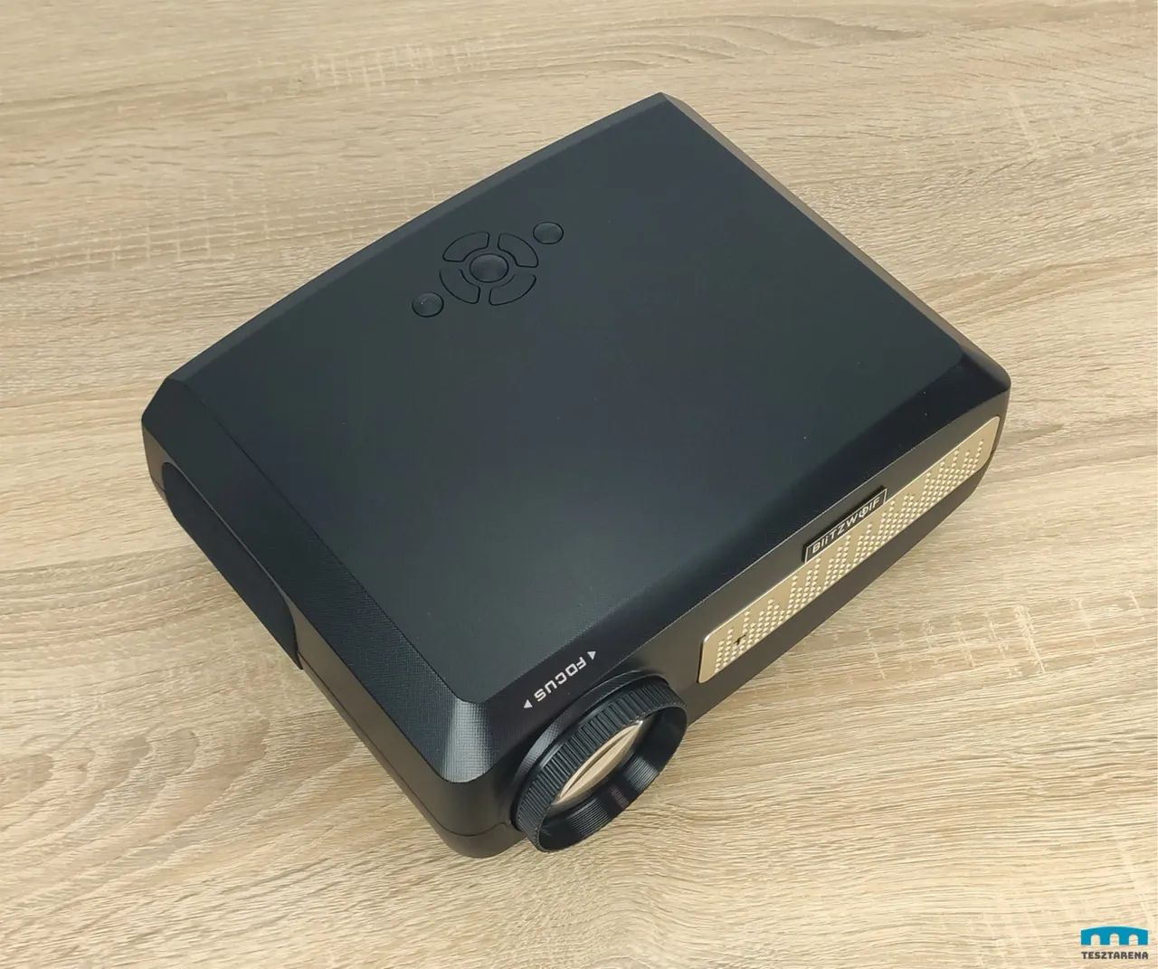 Projetor Smart BlitzWoif Led Bw vp9 1080p - Foto 5