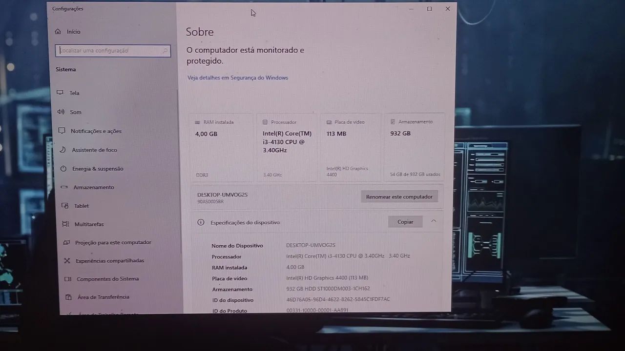 Computador core i3 completo com monitor de 23 polegadas  - Foto 3