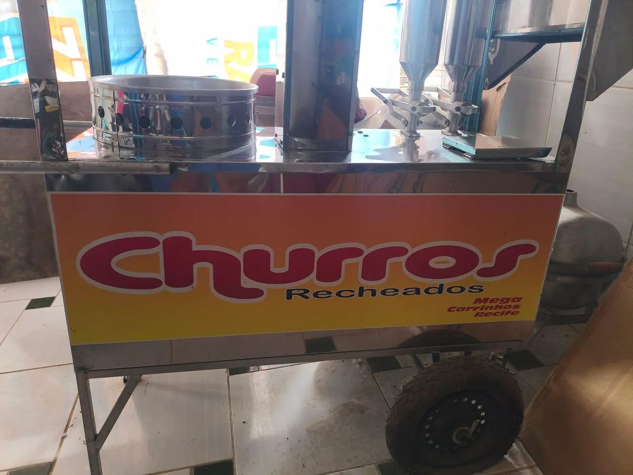 Carrinho de Churros Gourmet Completo Nunca Usado