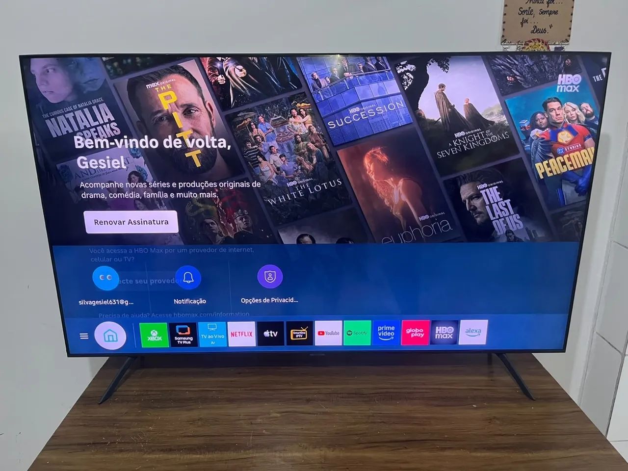 Tv smart 4k 65 polegadas Samsung