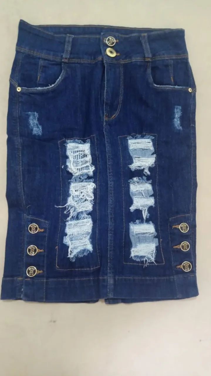 Saia jeans