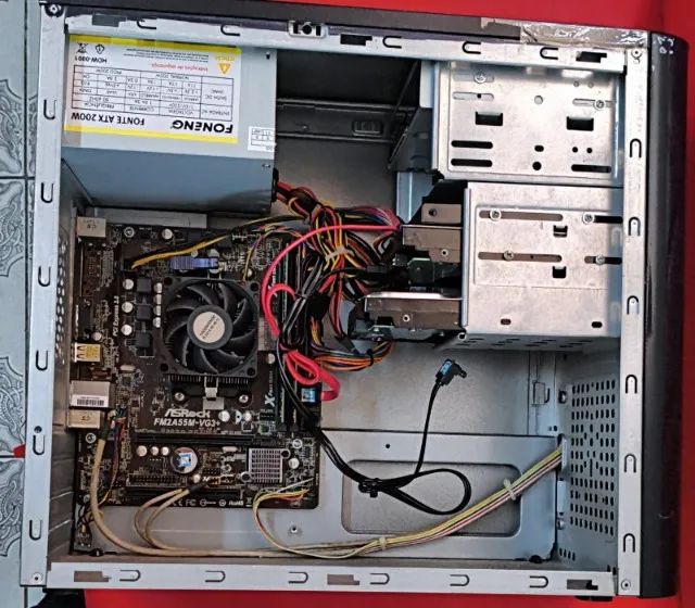 PC W11 Pro Office AMD A4 4000 6Mem SSD 240 HD 320 CNTC - Foto 3