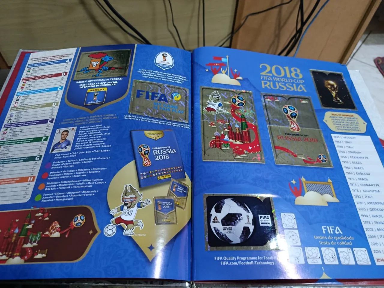 Álbum da Copa 2018 Completo, capa dura e prateada - Foto 2