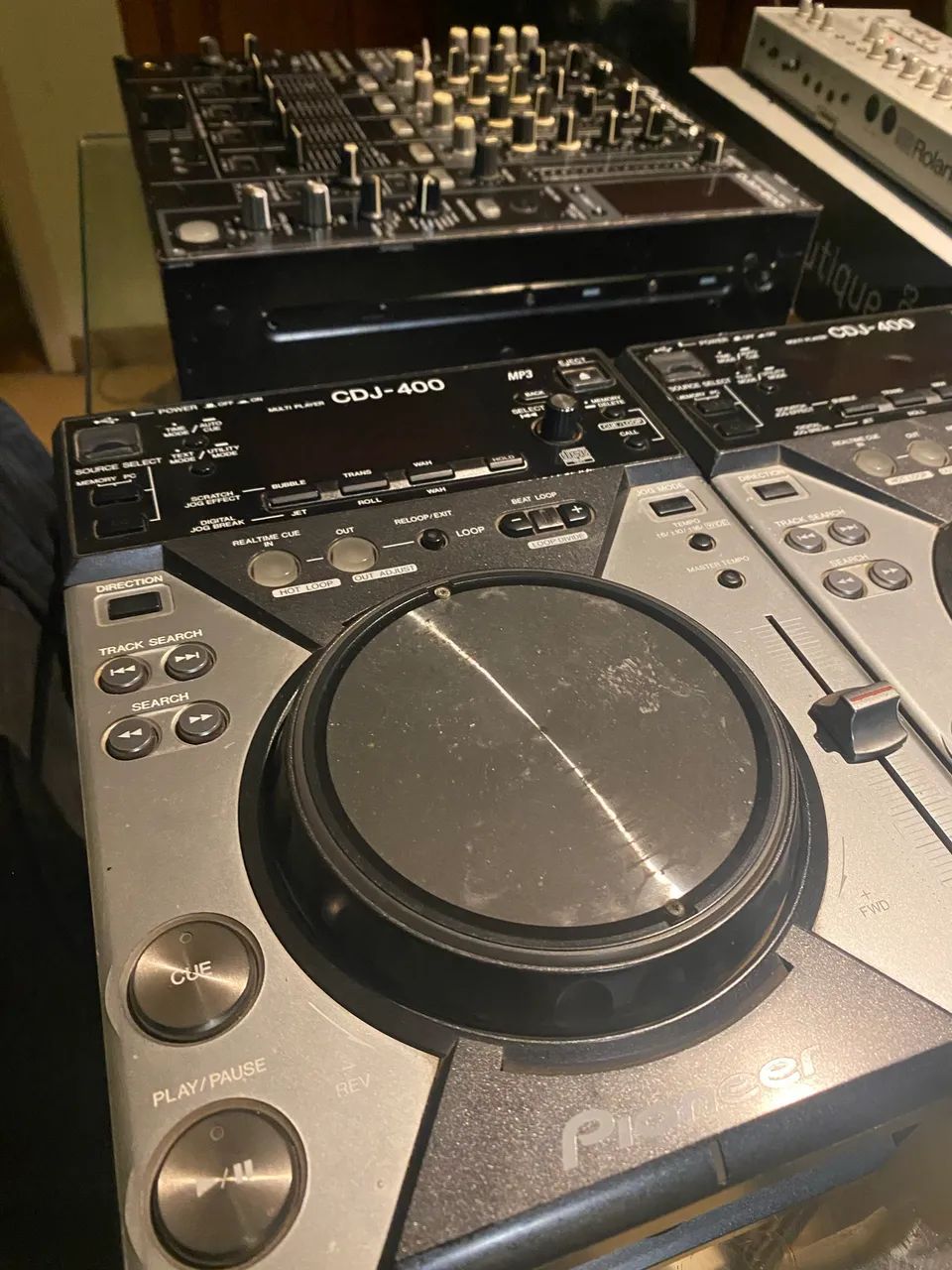 Pioneer CDJ 400 o par e DJM 800 conjunto ou separados
