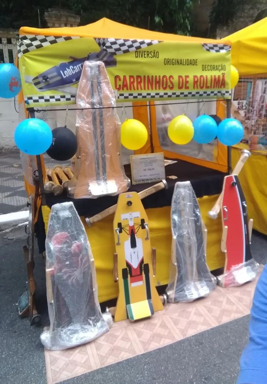 Carrinho De Rolimã Artesanal Adulto Infantil - Foto 3