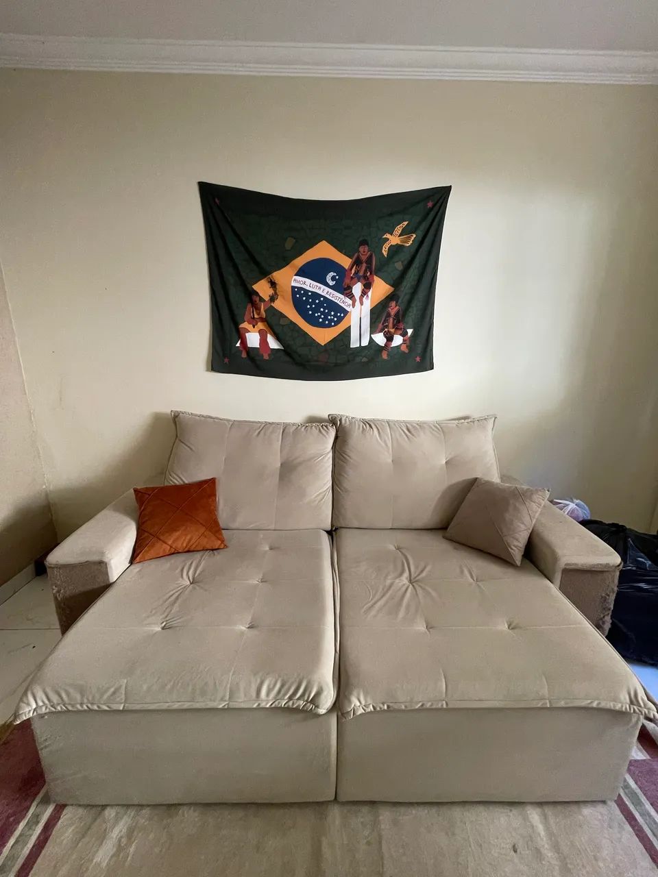 Sofá retrátil usado, perfeito estado - Foto 4